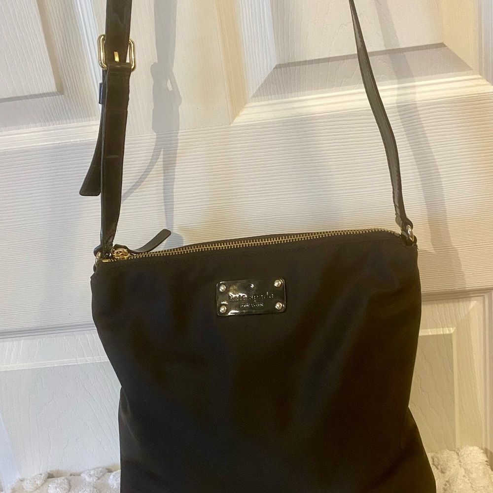 Kate Spade New York Nylon Black Crossbody Handbag Shoulder Bag